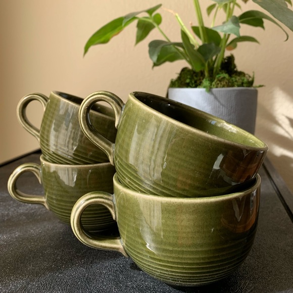 Other - 4 Studio Pottery Mugs Set